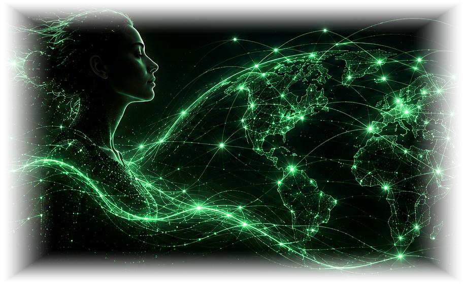 Human-centred technology connected to a global network
